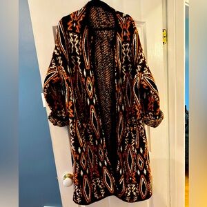 Oversized coat sweater from Zara